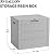 Nnovaroom 35 Gallon Outdoor Deck Box with Lid, Waterproof Lockable Resin Storage Container for Patio Cushions, Pool Toys, Garden Tools, and Porch Packages Delivery, Grey