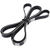 6PK2605 EPDM Serpentine Belt Fit 02-98 for Ford E-150 Econoline & E-250 Econoline, 2003 E-150 E-250, 09-14 Expedition, 06-10 Explorer, 09-14 for Lincoln Navigator, 88-91 for Oldsmobile Delta