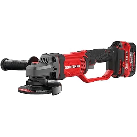 CRAFTSMAN V20* Cordless Angle Grinder Tool Kit, 4-1/2-Inch Cover