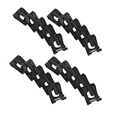 TOVINANNA 30pcs Heavy Duty Office Chair Retaining Clips for Gas Lift Cylinders, 65mn Spring Steel, Black, Easy