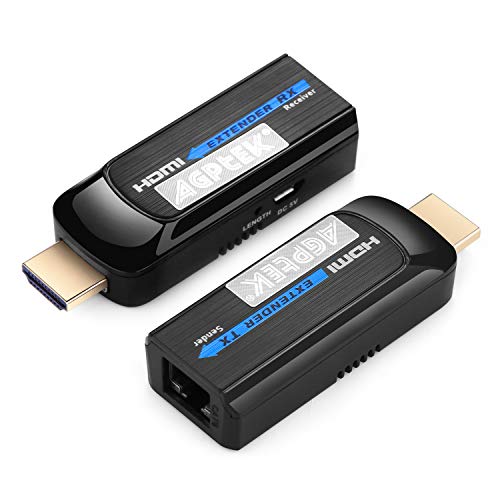 Mypin 131Ft/40M 1080P Hdmi Extender Kit Usb Powered Transmit Hd Video Over Single Cat6/7/8 Cable Up For Laptop, Pc, Dvd Player #TOP20