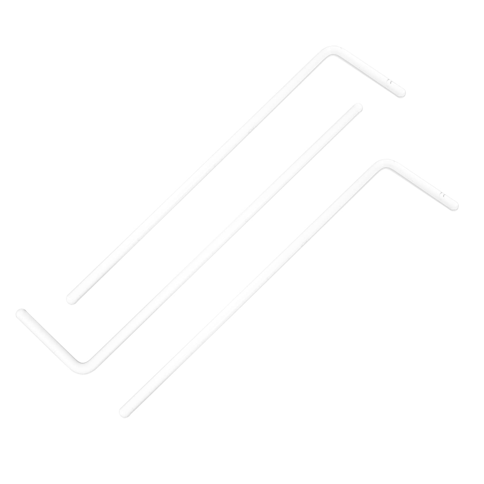 NAMOARLY 6 Pcs L Shape Coating Rod Laboratory Cell Cell Spreaders Wide Spreading Rod Tool Cell Spreading Laboratory Supplies Glass