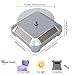 Solar Turntable 360° Rotating Stand, Double Used Rotating Display for UV Resin Curing Light LCD/SLA/DLP 3D Printer Solar Power Jewelry Spinner Watch Hobby Collection Shelf