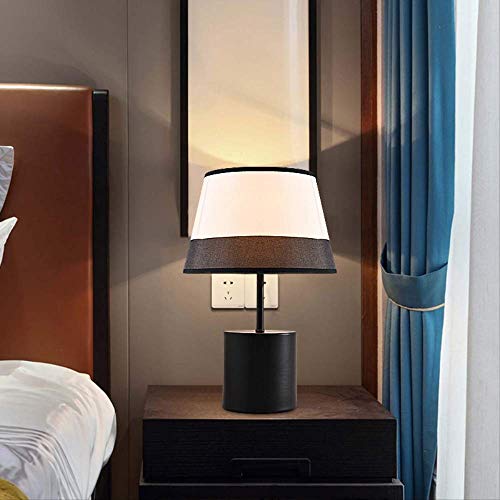 Lampe de bureau chambre couverture noire sans ampoule pour un eclairage personnalise
