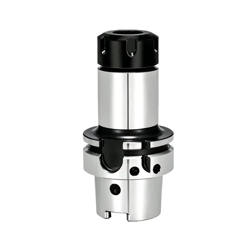 Portaherramientas de alta velocidad de acero inoxidable HSK63A 50A | Cabezal de herramienta de centro de mecanizado de equilibrio dinámico de alta precisión ER16 20 25 32(HSK63A-ER25UM-160L)