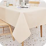 Impermeable y antiincrustante - Utilizamos tecnología impermeable mejorada, que puede bloquear eficazmente el agua, las manchas de aceite y las manchas.Cuando hay manchas en el mantel, generalmente solo se puede limpiar fácilmente una servilleta.Hay un revestimiento de PU preciso en la parte posterior del mantel, por lo que cuando hay manchas en el mantel, no penetrará en el mantel.