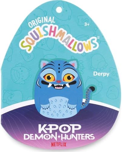Squishmallows Original Kpop Demon Hunters 8in Derpy Plush - Official Jazwares Plush (Little) — view 6