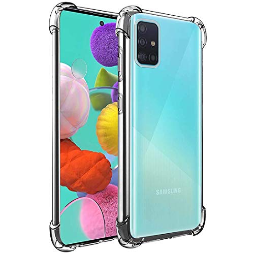 Image of COVERBLACK Silicone Back Cover for Samsung Galaxy M51 - SM-M515F- Transparent