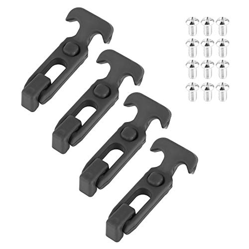 Nutriess 4pcs T Handle Draw Latch M5 Thread Robust for Motorhome Trailer Molded Cooler