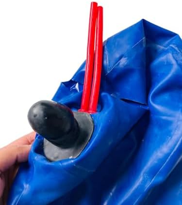 Full Cover Latex Mask Inner Sheath 15cm Long Nose Tube Latex Hood SM Suffocation Mask Cosplay