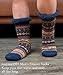 cosyone1997 Mens Fuzzy Slipper Socks with Grips Warm Sherpa Lined Winter Socks Cozy Gifts for Men Size L/XL