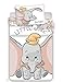 Disney Dumbo - Juego de ropa de cama para bebé (2 piezas, 100% algodón, tamaño: 100 x 135 cm, 40 x 60 cm, certificado Öko-Tex Standard 100)
