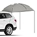 Produktbild Outsunny Automarkise Wasserdichtes Auto Markisen Zelt, Regenschutz, Sonnenschutz, Leichte Tragbare für LKW, Wohnmobil, 2,9 x 2,8 x 2,3-2,6 m