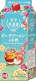 サクラオB&D 女子美酒部 ピーチウーロンのお酒 パック 900ml×6本