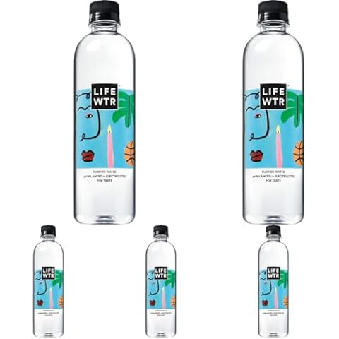 LIFEWTR Premium Enhanced Water, 20 Oz Bottle, 20 Fl Oz (Pack of 5) Cover