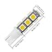GRV T10 C921 192 194 13-5050 SMD Wedge Super Bright LED Bulb RV Boat Cabinet Dome Light Warm White 3000K DC12V Pack of 6