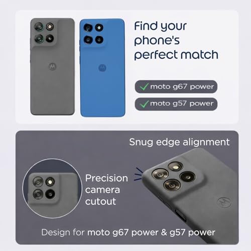 Image of Motorola Compatible with Motorola G67 Power Softmatte (TPEE) Back Cover Drop Tested Shock Proof Mobile Case for Men, Women, Boys and Girls with Camera Protection (Cilantro)