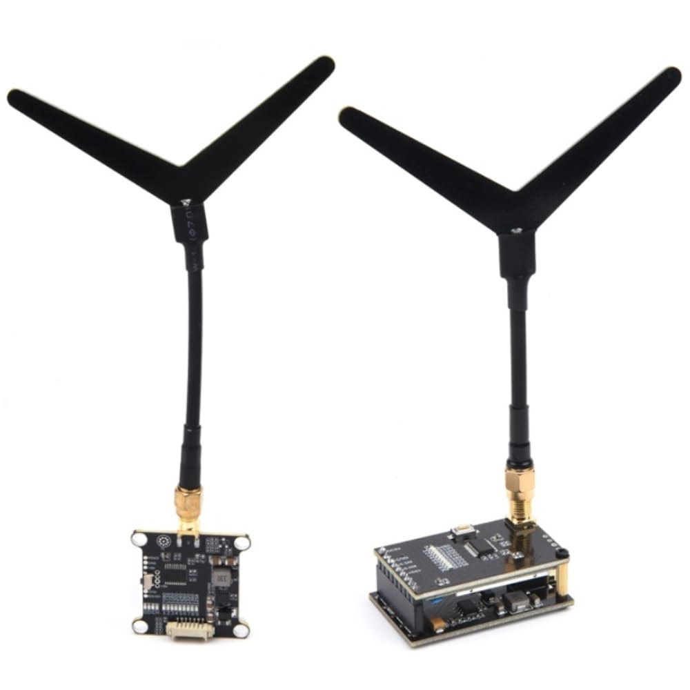 Trasmettitore 8CH TX e ricevitore FPV Combo adatto for modelli RC Drone Quad Enhancement 1.2G 0.1mW/25mW/200mW/1000mW(Only 1.2G 1W TX)