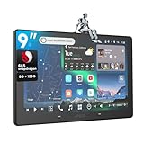 ATOTOZONE 9' Double Din Car Stereo, 8G+128G Android Head Unit, Wireless Carplay & Android Auto,4G LTE, 2 Bluetooth, 7.1.2 Ch Audio,FLAC, Hi-Volt RCA, 36B-EQ, HDMI in, ADS Protocol Compatible,X10G209E
