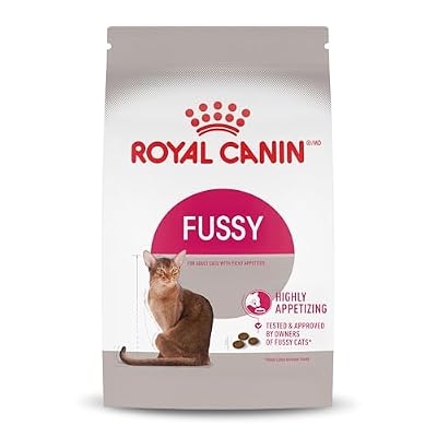 ROYAL CANIN Fussy Dry Cat Food for Adult Cats, Protein-Rich Kibbles for Picky Eaters, Poultry-Based, Supports Healthy Weight and Urinary Health, 7 lb Bag