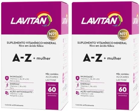 Suplemento Lavitan A-Z Mulher 60 Cápsulas