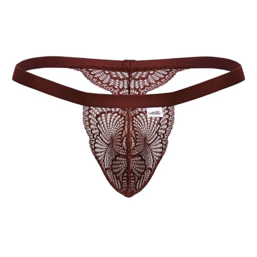 CandyMan Fashion Thongs 99823 Color Wine Size L/XL