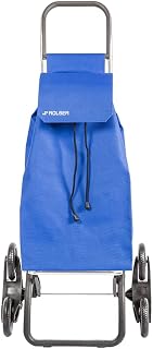 Rolser Saquet LN 6 Wheel Stair Climber Shopping Trolley - Blue