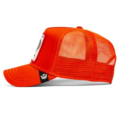 Goorin Bros. The Farm Reflective Collection Regulowana czapka ciężarówki Unisex Baseball Mixed, Pomarańczowy (kogut), rozmiar uniwersalny