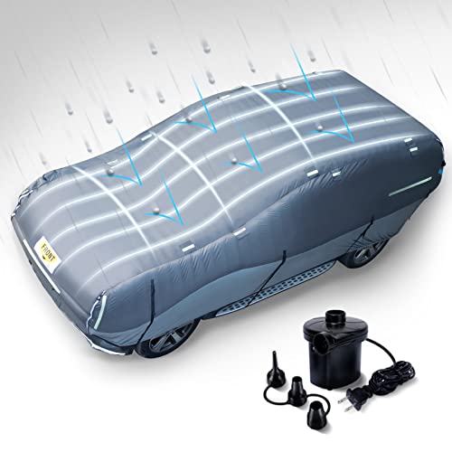 Sewinfla Thicken Inflatable Hail Protector Car Cover, Full ...