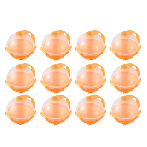 Molde para hielo esfera whisky 12 piezas plástico naranja miniatura 1