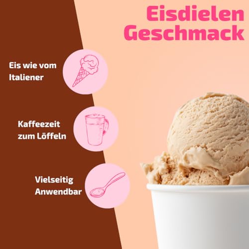 Latte Macchiato-Eispaste für köstliches aromatisches Eis » Auch zum Verfeinern von leckeren Desserts, Getränke, Pralinen Torten und vielem mehr » Inhalt 250 g – Bild 3