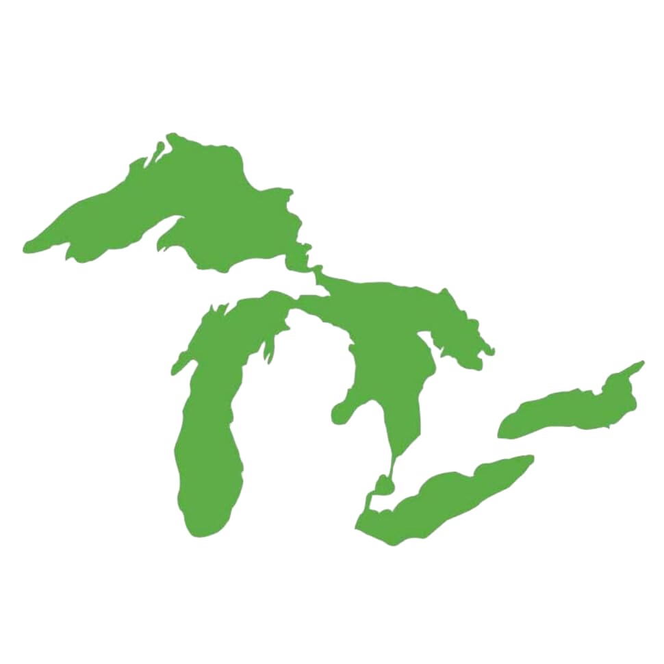 Image of Great Lakes Sticker Michigan Car Decal Premium Heavy-Duty Waterproof Vinyl for Bumpers, Windows, Laptops, Water Bottles or Coolers (Lime Green, 4.5 inch Wide)