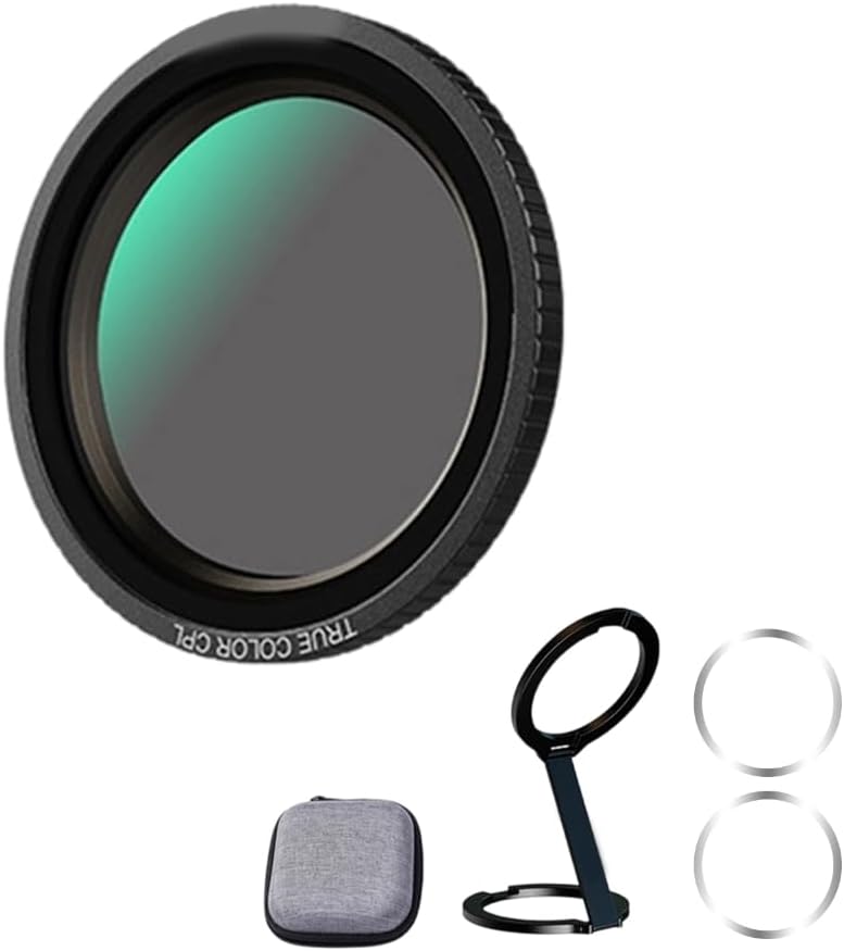 Magnetic Phone Filter Clip Holder for Instantly Attachment and Foldable Tripod Stand Professional Photography