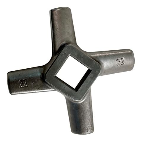 #22 Meat Grinder Blade Solid Drop Forge Steel Construction from Food Service Knives Sharpened in the USA Cover