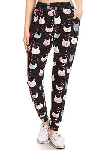 Image of Leggings Depot Premium Jogger Women's Popular Print High Waist Track Pants(S-XL)