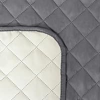 BellaHills Bankhoezen, waterbestendige bankhoes, 3-zits omkeerbare bankhoezen, meubelbescherming, zachte gewatteerde hoezen met antislip elastische bandjes voor kinderen, huisdieren (Sofa
