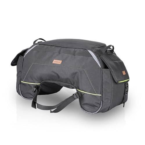 Image of GUARDIANGEARS Sidekick Universal 45Ltrs Tail Bag with Waterproof rain Cover fits on All Motorcycles.