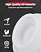KEMIMOTO Pairs of 6x9 Speaker Pods, Universal Speaker Boxes Enclosures Speakers Compatible with UTV, RV, Car, Boat, Trunk, Trailer, White, 2PCS