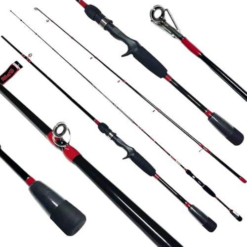 MARURI, VARA PARA CARRETILHA PLUSFISH SPIN BC562MH 5'6' (1.68M) 10-20LB - VERMELHA - 2 PARTES