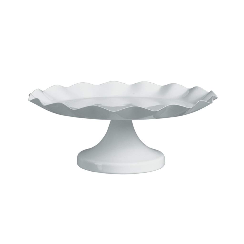 TYUHDUYUR Fruit Tasting Plate Salad Tasting Plate Wave Shape Tray Bread Boards Graduation Party Decoration Tray Cake Stands (Size : 17 17 6.5cm) ( )