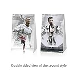 12 Pcs Football CR7 Party Bags Paper, Birthday Gift Bags for Kids, Party Supplies for Boys Girls - Image 5