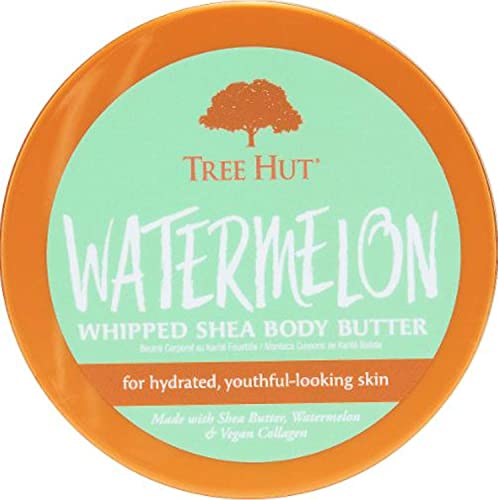 Tree Hut Watermelon Shea Body Butter 8.4 Oz! Formulated With Watermelon, Certified Shea Butter And Collagen! Body Moisturizer That Leaves Skin Feeling Soft & Smooth! (Watermelon Lotion) #TOP3