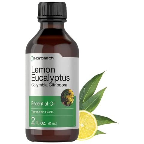 Horbaach Lemon Eucalyptus Essential Oil Cover