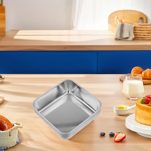 Plaque de cuisson acier inoxydable pour biscuits et pâtisseries au four