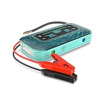 halo jump starter with air compressor