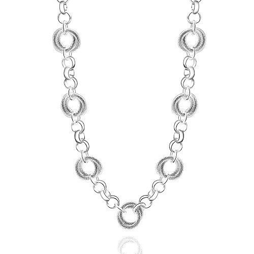 NYKKOLA - Collana a cerchio placcato argento