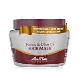 Mon Platin Honey & Olive Oil Hair Mask 500 g – Deep Conditioner with Dead Sea Minerals, Royal Jelly & Propolis – For Dry, Damaged, Colored, Permed or Split-End Hair – Hydrates Adds Shine