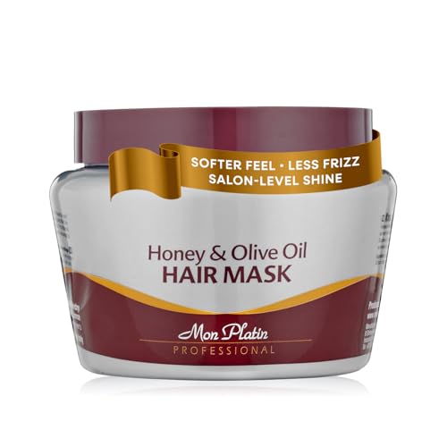 Mon Platin Honey & Olive Oil Hair Mask 500 g – Deep Conditioner w...