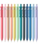 Mr. Pen- Retractable Cute Gel Pens for Journaling, 12 Pack, Assorted Color, 0.7 mm, Pastel Barrels, Smooth Writing Aesthetic Pens for Women
