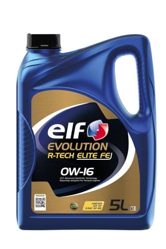 ELF Motoröl 0W-16 Evolution Motor Öl API SP R-Tech Elite FE 5L